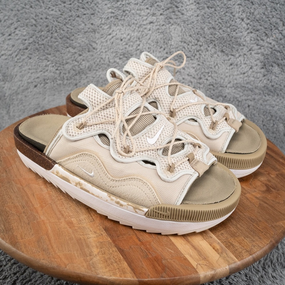 Nike Offline 2.0 Slides Sandals Mens Size 8 Rattan Beige Khaki Tan CZ0332-201